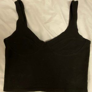 ME to WE Pacsun Black Crop Tank Top Small